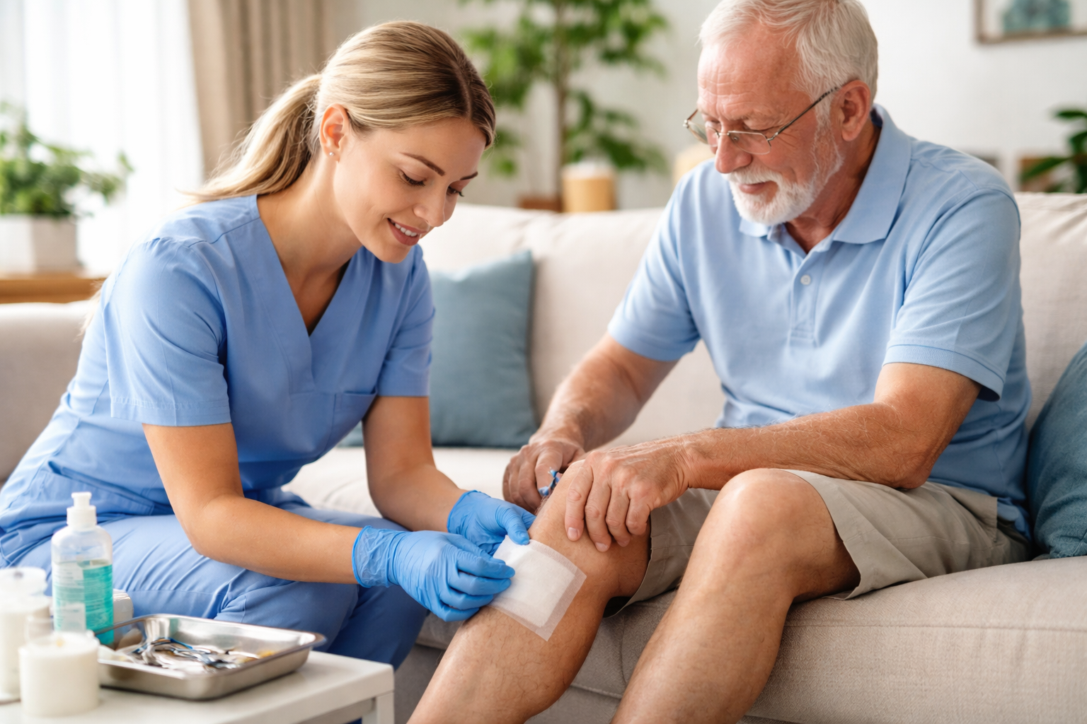 Soins des plaies à domicile